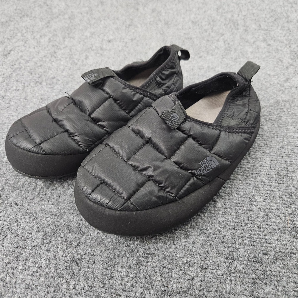 The North Face Slip On Shoes Womens Size 4 Black Quilted Puffer Outdoor